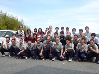 広島学院高校 バレー部のチーム写真