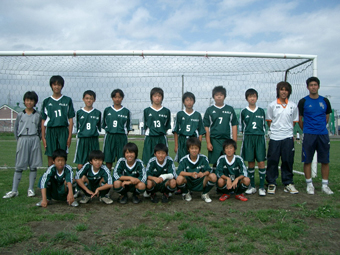 中央長沼中学校サッカー部のチーム写真